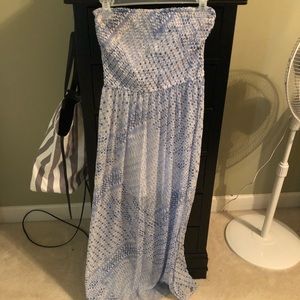 Holister strapless sun dress